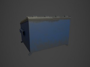 dumpster 3D 模型