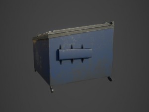 dumpster 3D 模型