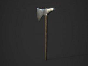 battle axe 3D मॉडल