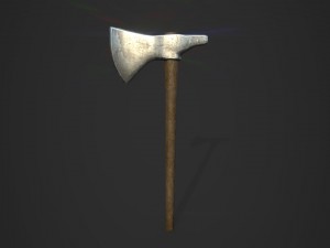 battle axe 3D Model