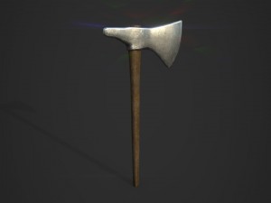 battle axe 3D Model