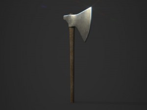 battle axe 3D Model