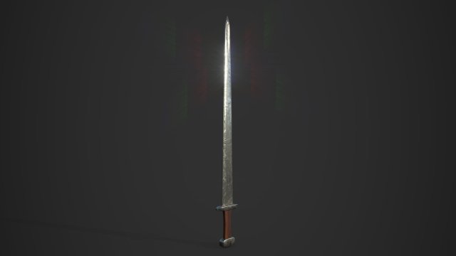 knight sword Modello 3D .c4d .max .obj .3ds .fbx .stl .blend