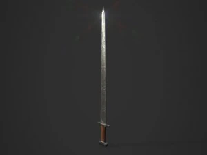 knight sword 3D Model