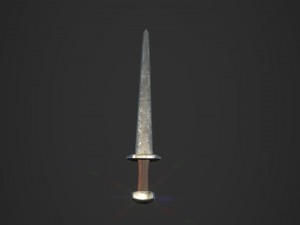 knight sword Modello 3D