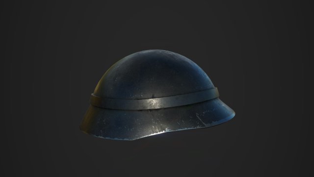 ww2 helmet Modelo 3D .c4d .max .obj .3ds .fbx .stl .blend