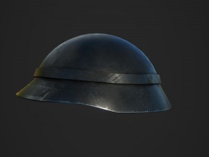 ww2 helmet Modelo 3D