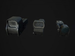 tactical sights pack 3D Model