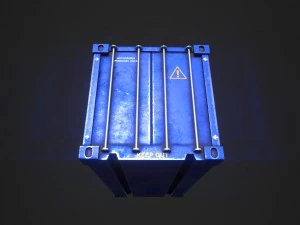 cont&ecirc;iner de transporte Modelo 3D