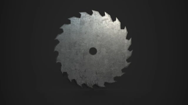 saw blade 3D Model .c4d .max .obj .3ds .fbx .stl .blend