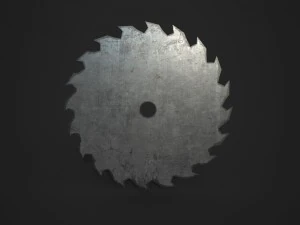 lama della sega Modello 3D