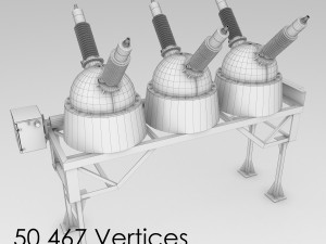 electrical substation pack Model 3D