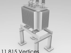 electrical substation pack 3D Model