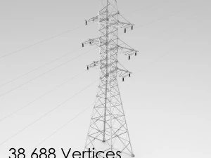 electrical substation pack 3D Model