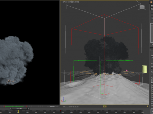volcano explosion phoenixfd 3D Model