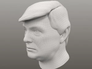 donald trump bust 3D Model