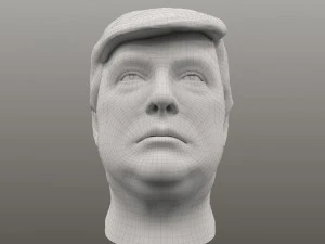 donald trump bust 3D Model