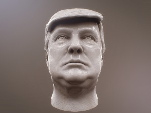donald trump bust 3D Модель