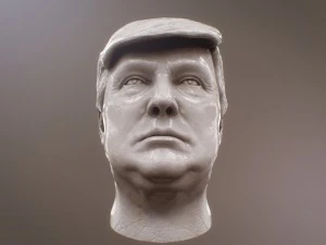 donald trump bust 3D Model