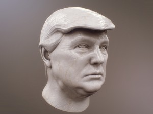 donald trump bust 3D Модель
