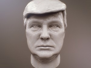 donald trump bust 3D Модель