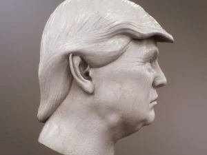 donald trump bust 3D Model