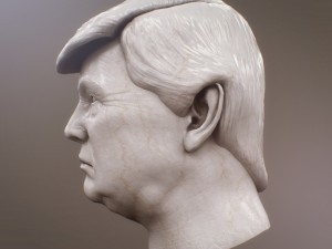 donald trump bust 3D Модель