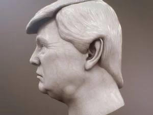 donald trump bust 3D Model