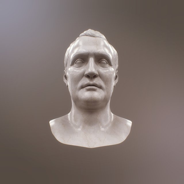 napoleon bonapart bust 3D 모델 .c4d .max .obj .3ds .fbx .stl .blend 