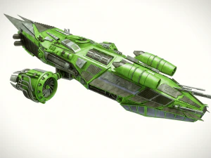 spaceship dropship 3D Model