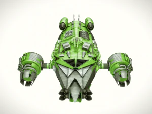 spaceship dropship 3D Model