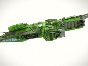 spaceship dropship 3D Model