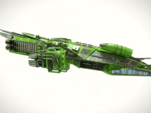 spaceship dropship 3D Model