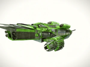 spaceship dropship 3D Model