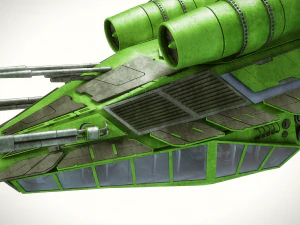 spaceship dropship 3D Model