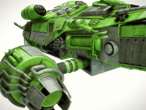spaceship dropship 3D Model