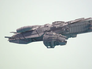 spaceship dropship 3D Model