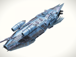 spaceship dropship 3 3D Model