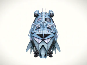 spaceship dropship 3 3D Model