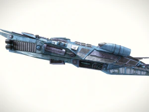 spaceship dropship 3 3D Model