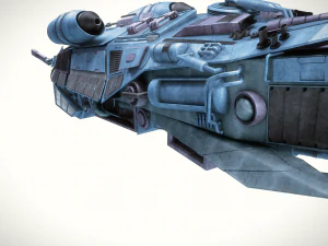 spaceship dropship 3 3D Model