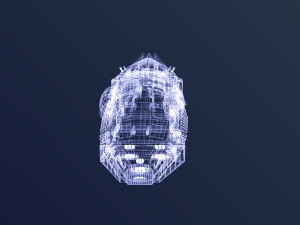 spaceship dropship 3 Modello 3D