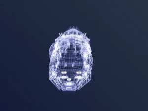 spaceship dropship 3 3D Model