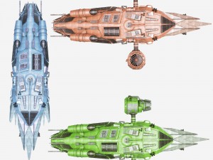 spaceship collection 3D Model