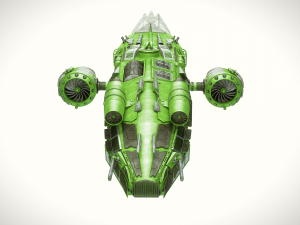 spaceship collection 3D Model