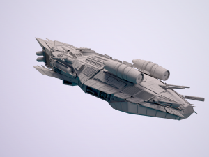 spaceship collection 3D Model