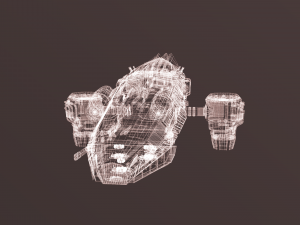spaceship collection 3D Model