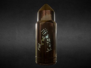 world war 1 artillery shell - 16 pounder Modelo 3D
