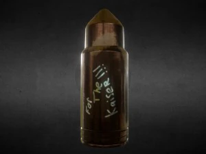 Proiettile d'artiglieria della prima guerra mondiale - 16 libbre Modello 3D