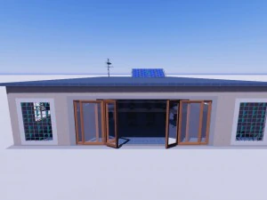 aula para colegios Modelo 3D